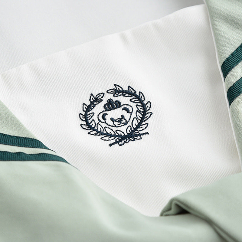 Japanese school uniform tea green jk sailor suit pleated skirt suit