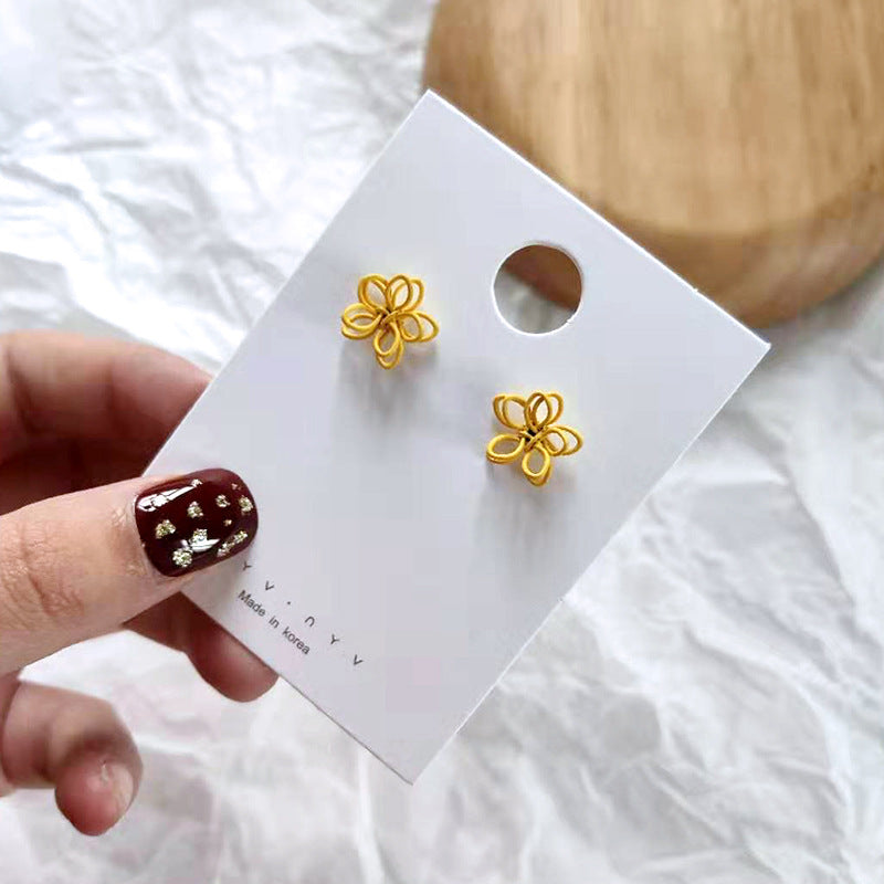 Korean girl ins style cute earrings
