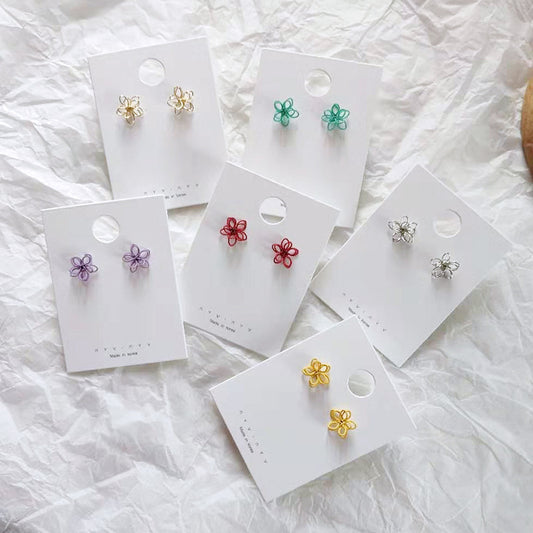 Korean girl ins style cute earrings