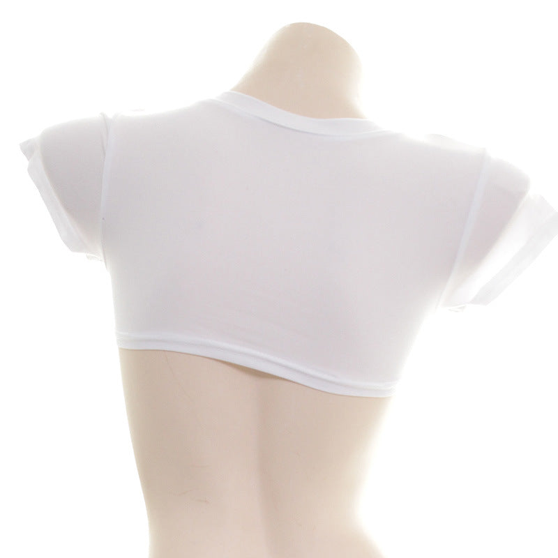 Yes Daddy! Japanese Sexy School Girl Cropped Top