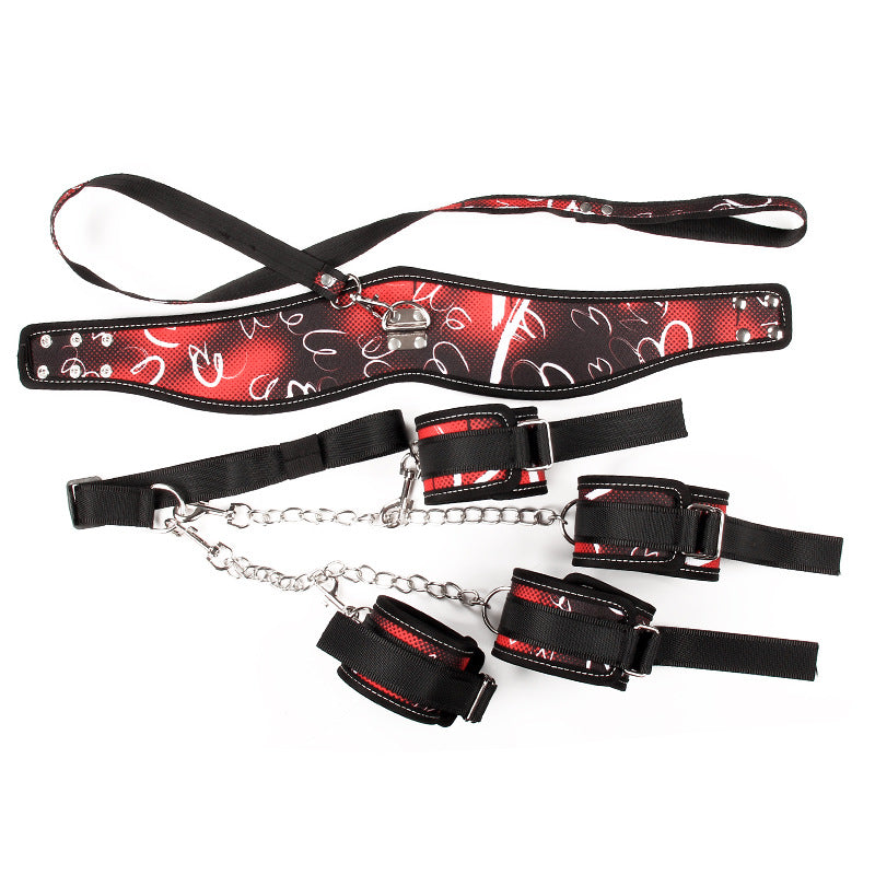 Sofyee BDSM Adult Sexy Anti-Back Collar Handcuff Collar