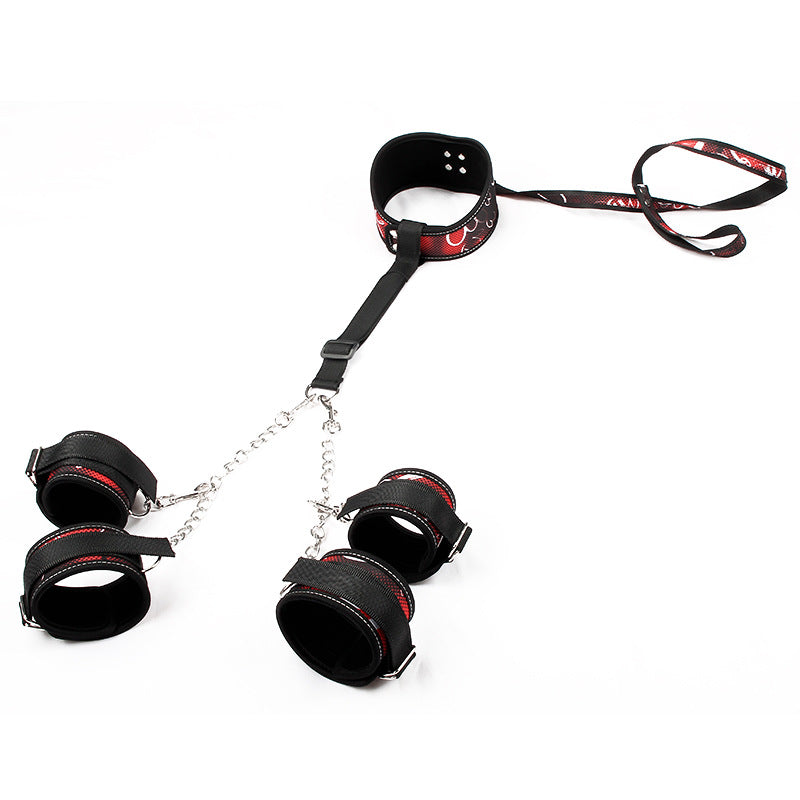 Sofyee BDSM Adult Sexy Anti-Back Collar Handcuff Collar