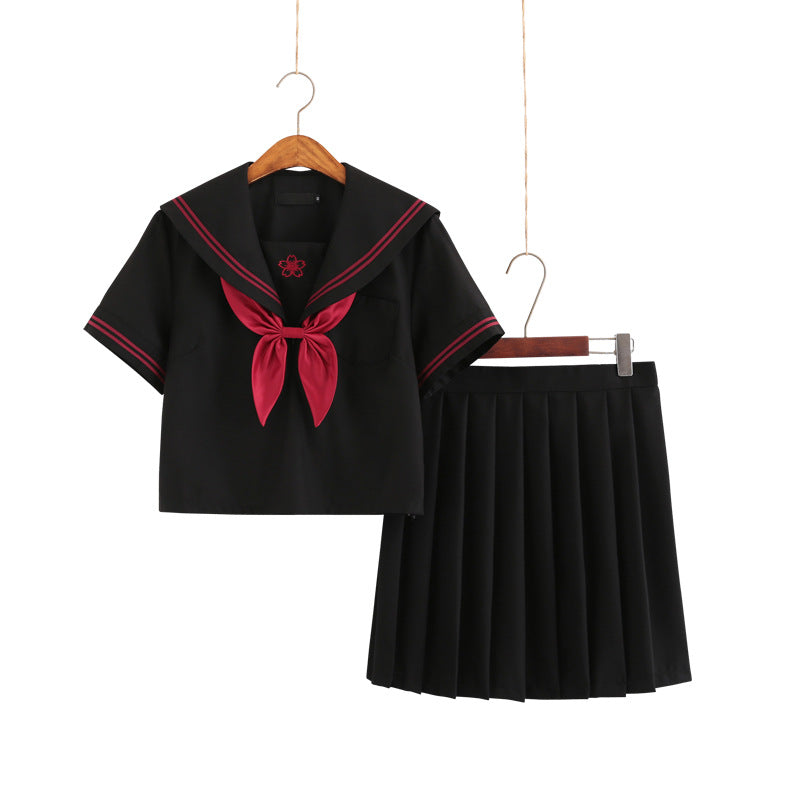 Japanese soft girl JK uniform sailor school style suit