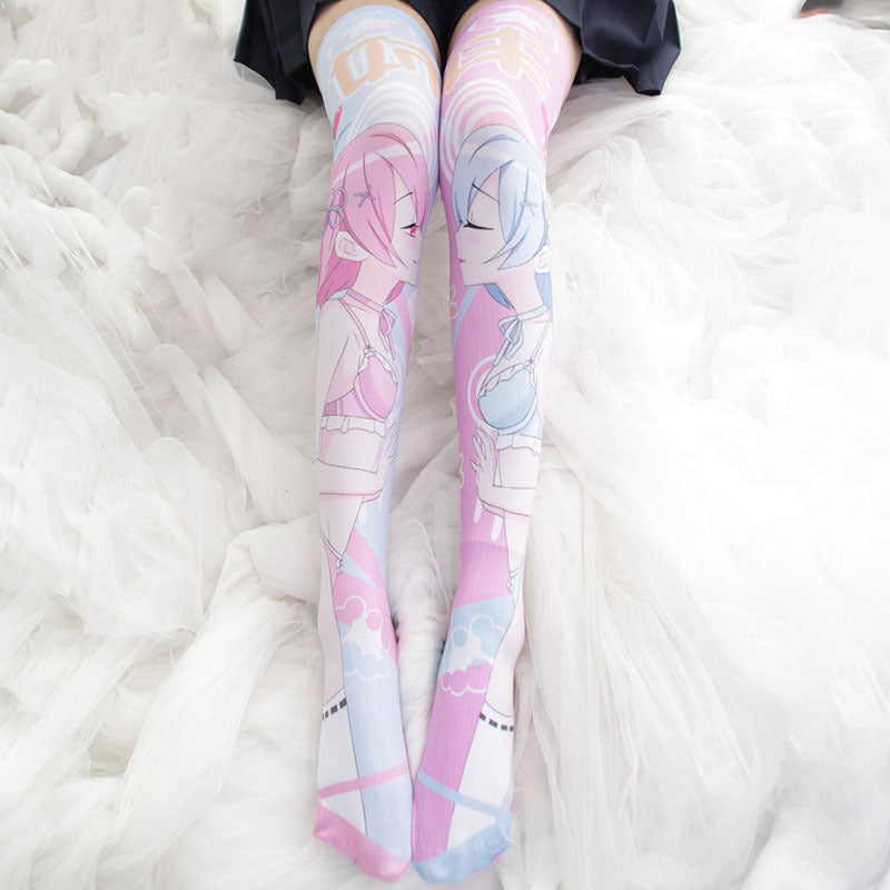 Anime Kawaii Manga Kawaii Knee High Long Socks