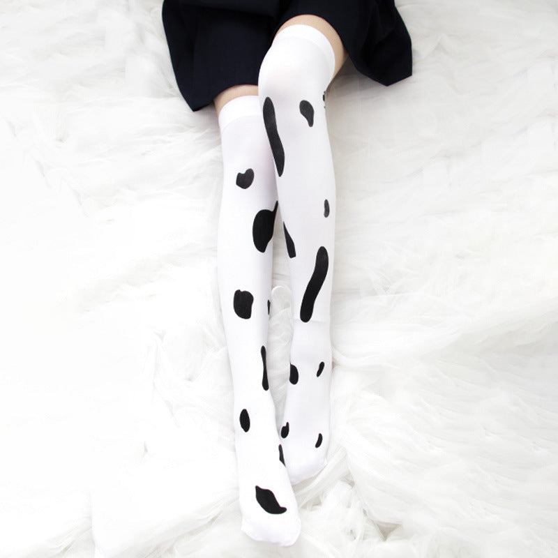 Kawaii Cow Girl Knee High Stocking Tights