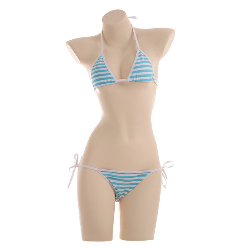 Amine Girly Micro SHIMAPAN Kawaii Cosplay Costume Bikini Set
