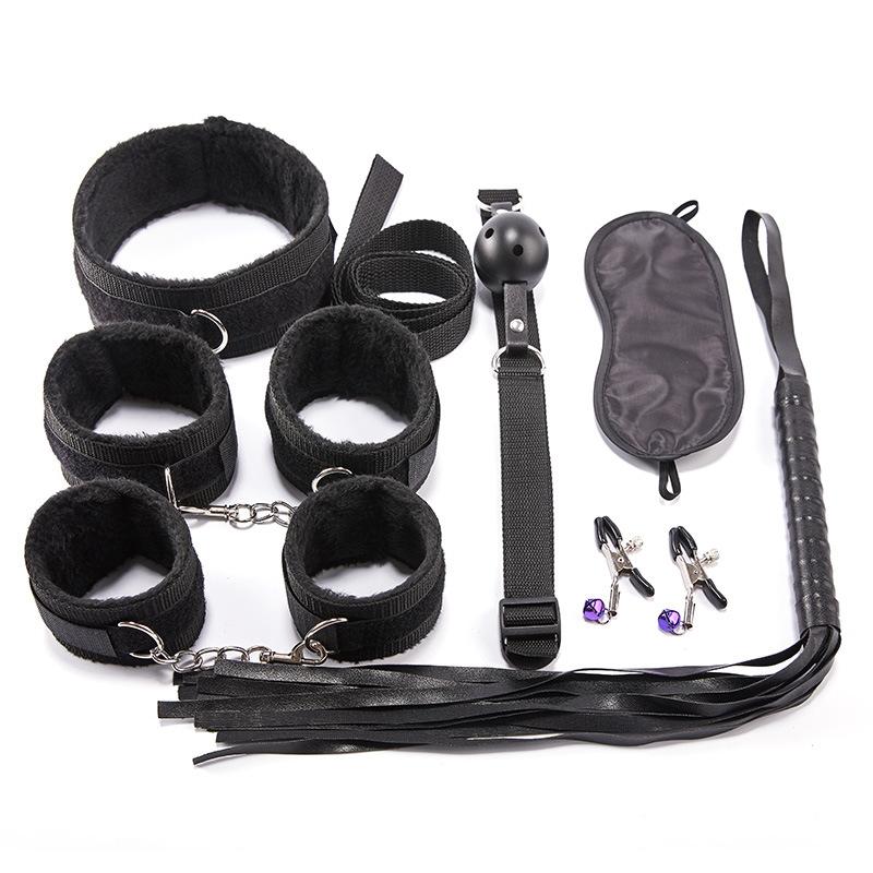 BDSM Gear 7 PCS Set-She can not close her legs so it is easy to play with