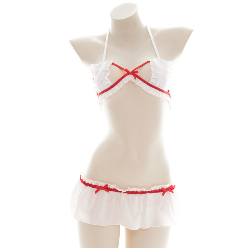 Amine Girly Kawaii Hearty Kawaii Sexy Lingerie Set