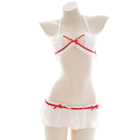 Amine Girly Kawaii Hearty Kawaii Sexy Lingerie Set