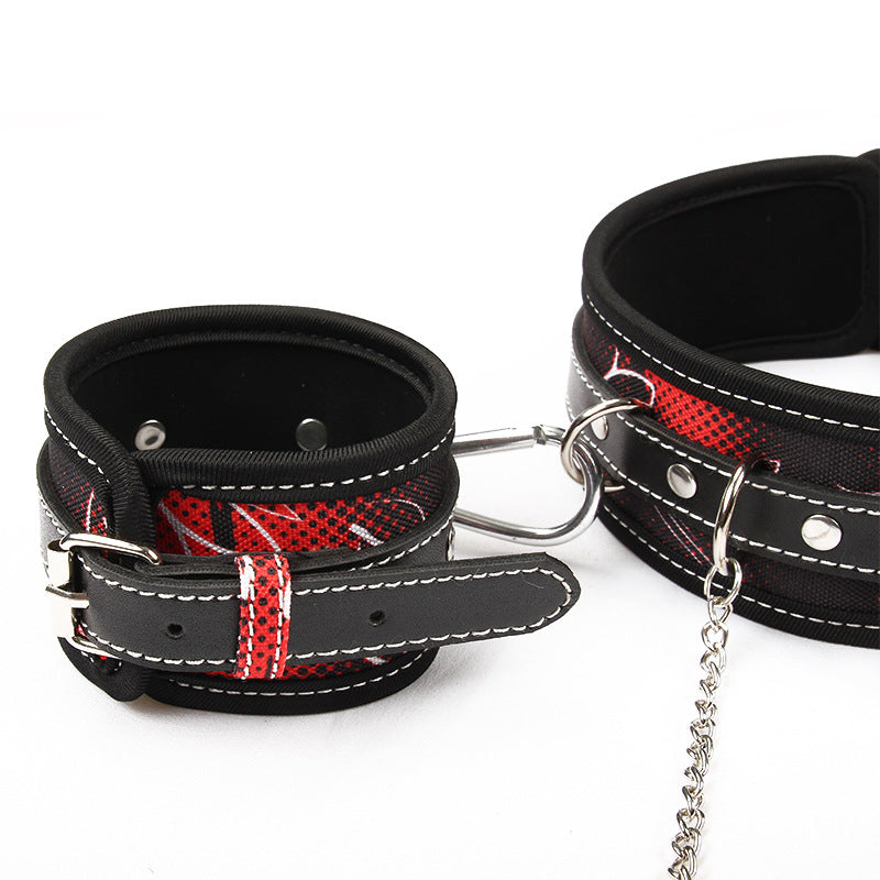 Sofyee BDSM Husband and Wife Bondage Handcuffs Nipple Collar