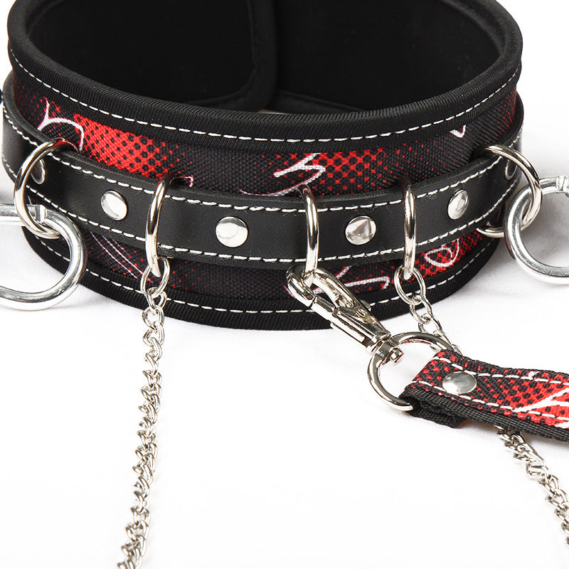 Sofyee BDSM Husband and Wife Bondage Handcuffs Nipple Collar