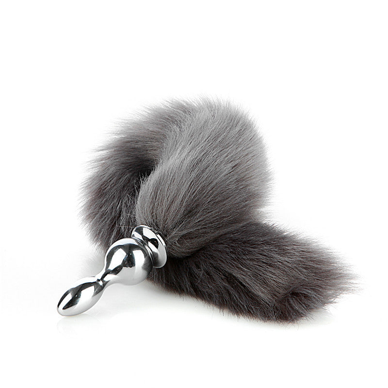 Wilder echter pelziger Cosplay-Fuchs-langer Butt-Plug-Schwanz