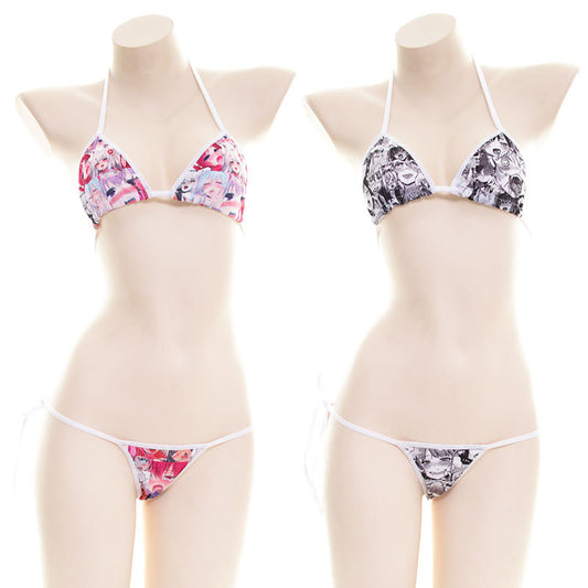 Ahegao Micro Bikini Set