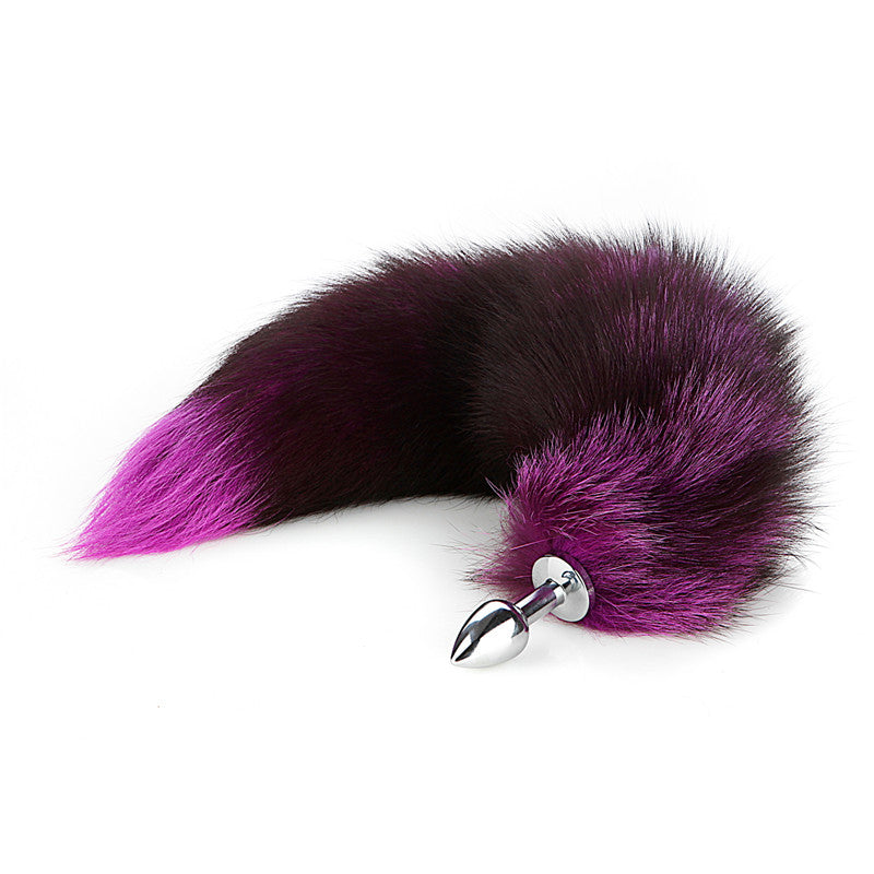 Wilder echter pelziger Cosplay-Fuchs-langer Butt-Plug-Schwanz