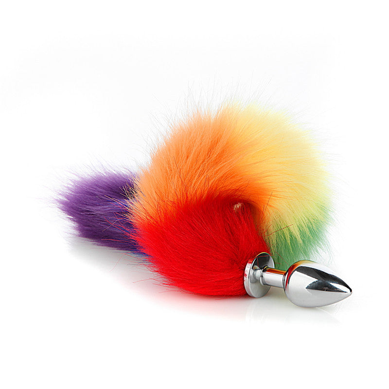Wilder echter pelziger Cosplay-Fuchs-langer Butt-Plug-Schwanz