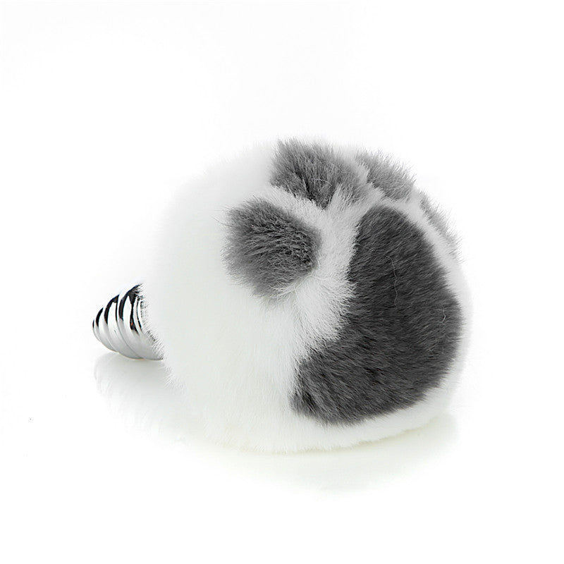 Sexy Kawaii Anime Removable Black Real Furry Cosplay Cat Butt Plug Tail