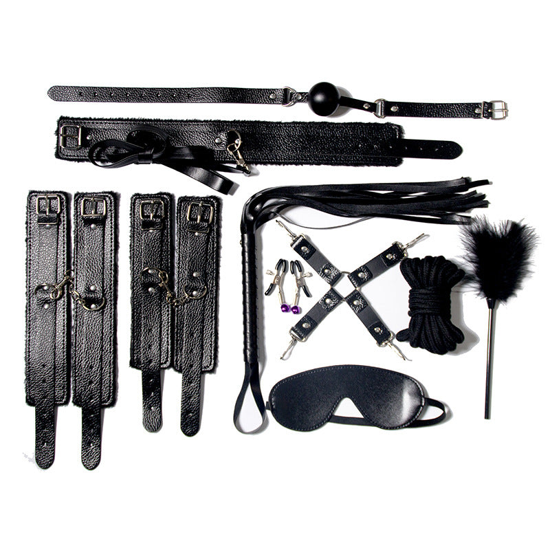 Kawaii Pink Angel Soft BDSM Lover Gothic Bondage Gears Accessories 10 PCS Set