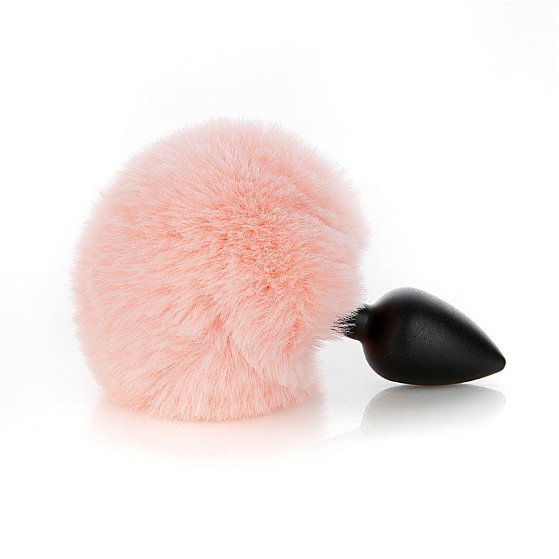 Sexy Kawaii Anime Removable Black Real Furry Cosplay Cat Butt Plug Tail