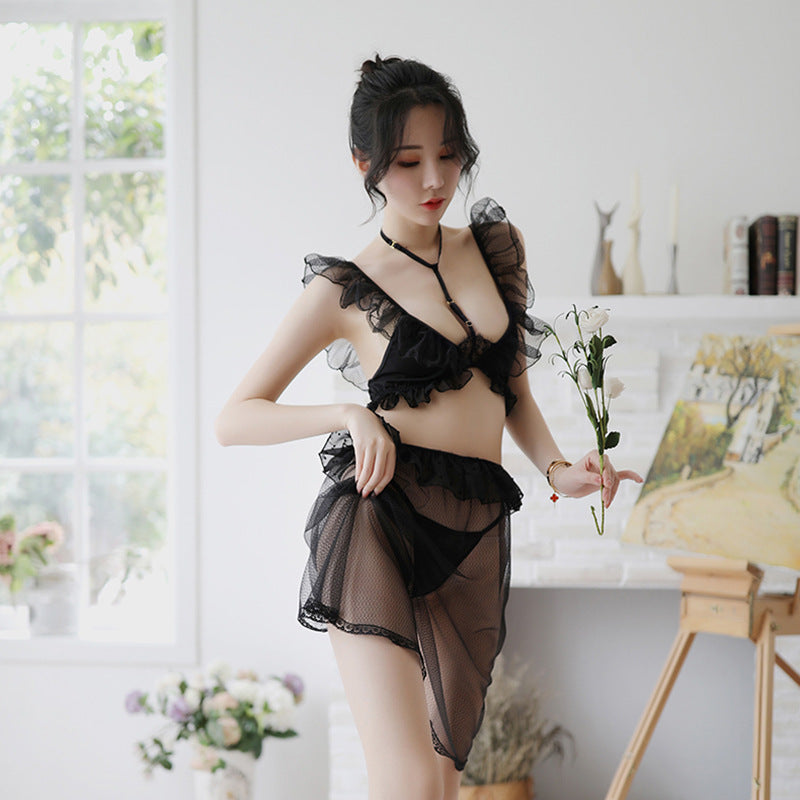 Sofyee Kawaii Sheer White Bridal Lingerie