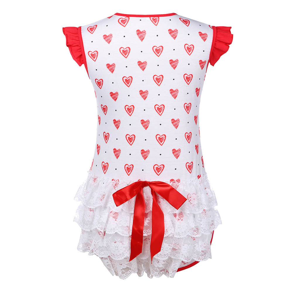 Sofyee Cherry Baby Girl Princess ABDL Bodysuit