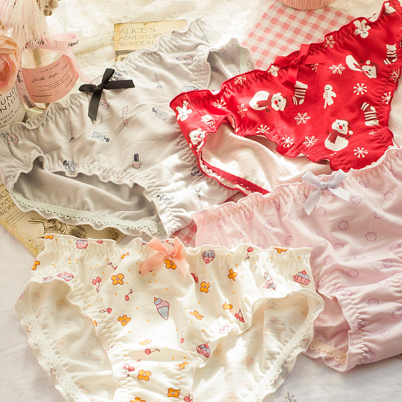 10pcs - Snowman Panty Set