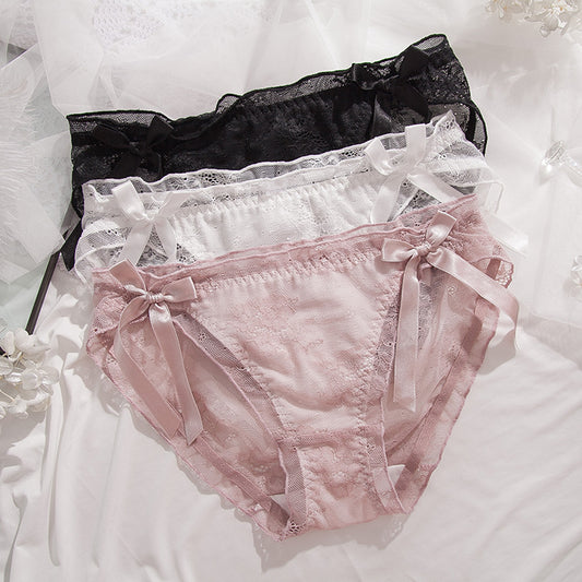 6pcs-Sweet Sheer Panty Set