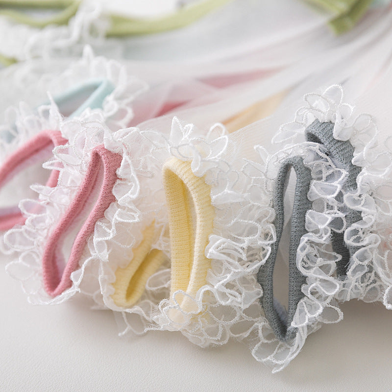 Kawaii Japanese Lace Socks - 5 Pairs Set