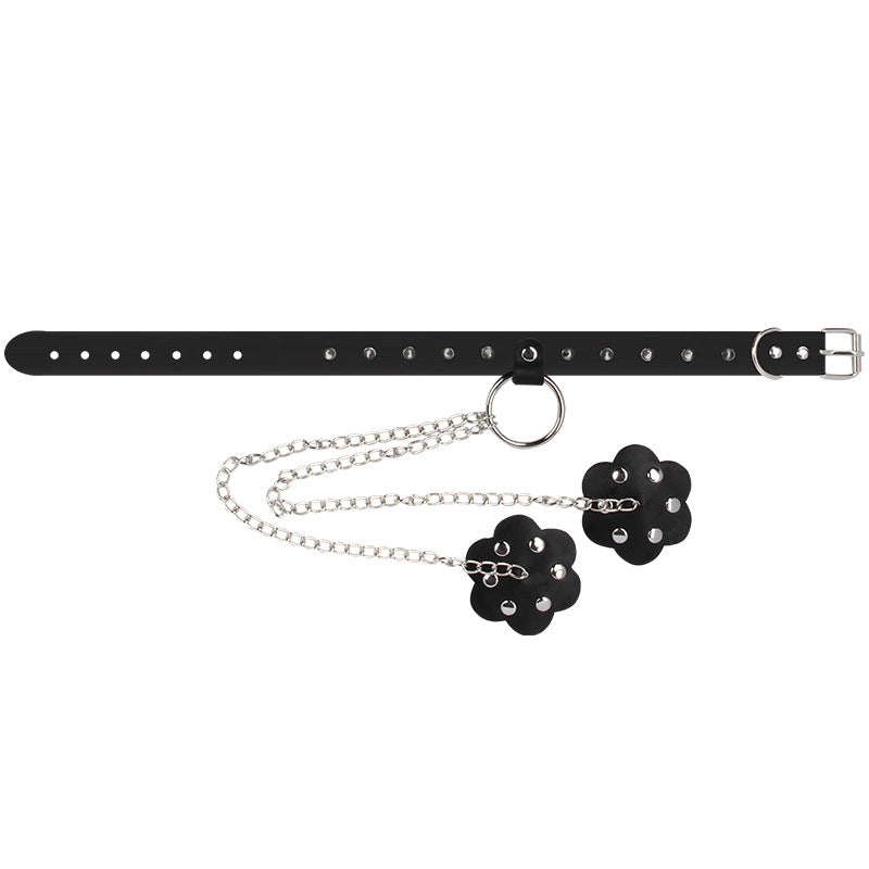 Sofyee BDSM  Rivet Dog Slave Collar With Adult Sex Toys Alternative Toys