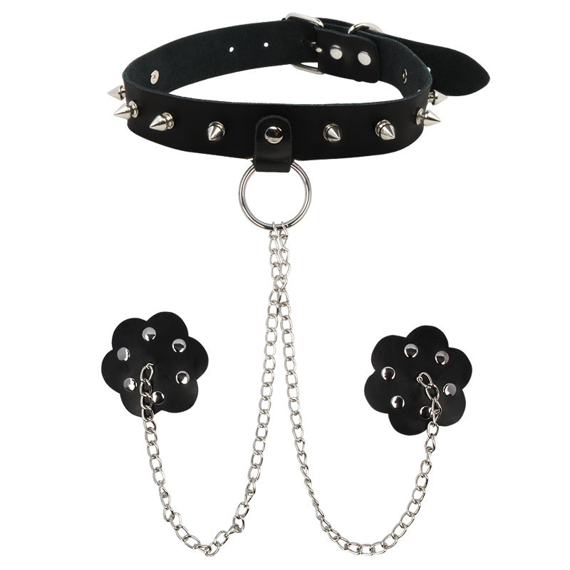 Sofyee BDSM  Rivet Dog Slave Collar With Adult Sex Toys Alternative Toys