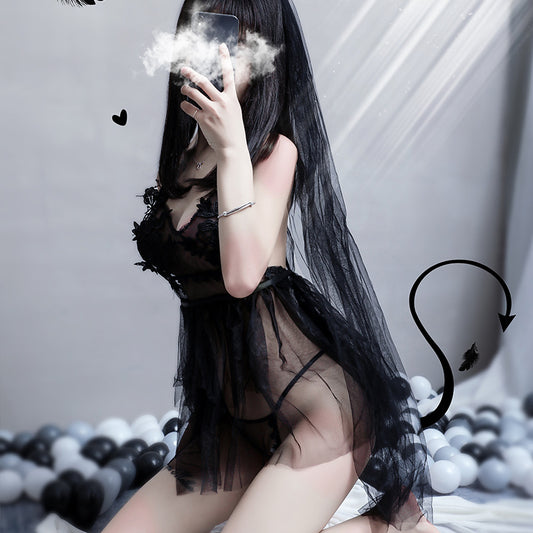 Japanese Anime Game Kawaii Lolita Gothic Wedding Bride Lingerie