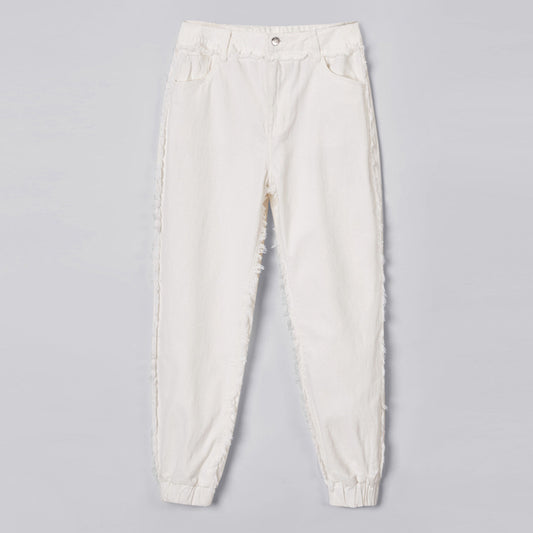 Denim casual pants