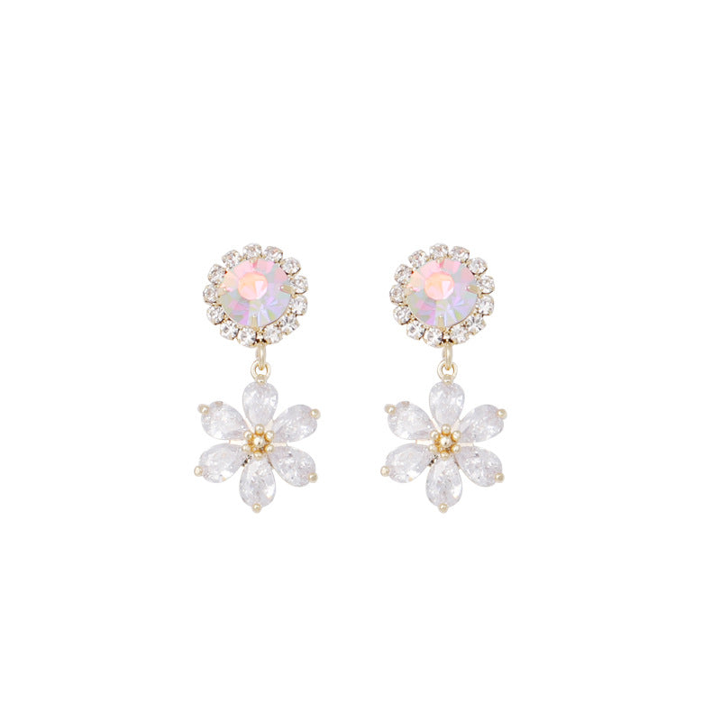 Korean retro wild flower earrings