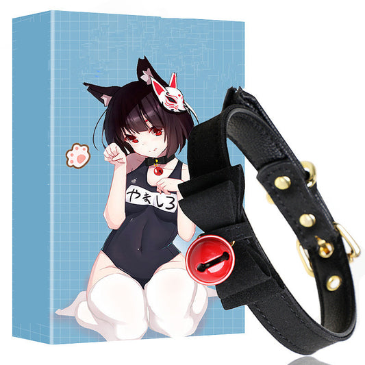 Anime Manga Cat Pink Collar Bell Choker