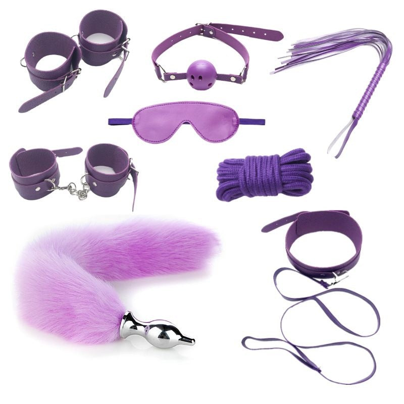 Kawaii Pink Angel Soft BDSM Lover Gothic Bondage 7 PCS Set