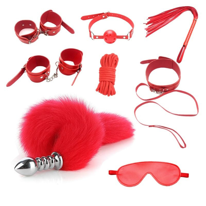 Kawaii Pink Angel Soft BDSM Lover Gothic Bondage 7 PCS Set