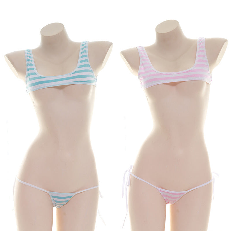 Sexy Anime School Girl Crop Top Set