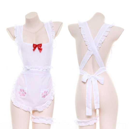 Japanese two-dimensional sexy cat cat claw maid skirt