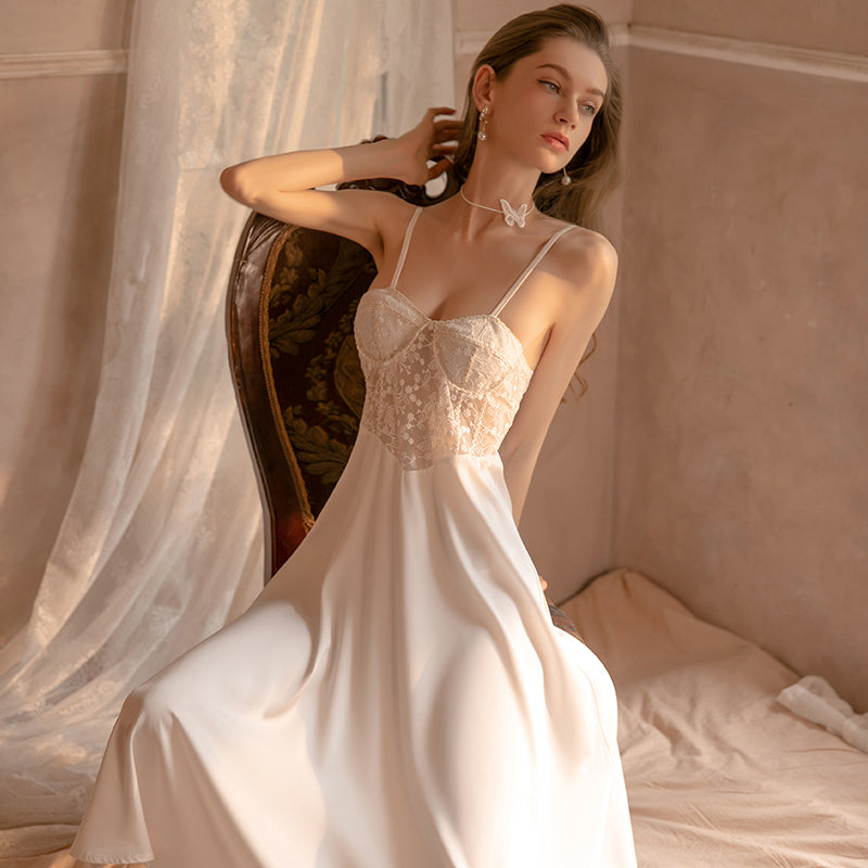 Pretty Honey Romance Lace Baby Doll Night Gown