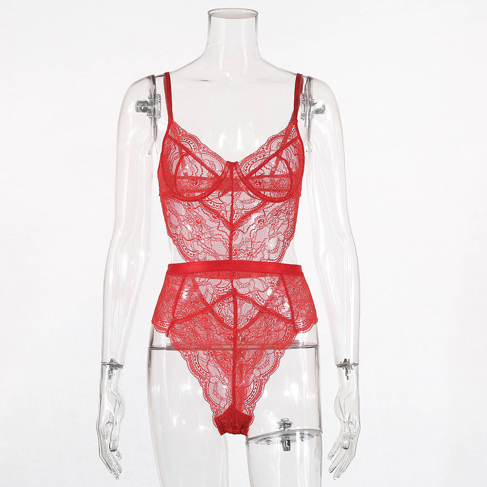 Sexy Backless See Through All Over Bodysuit