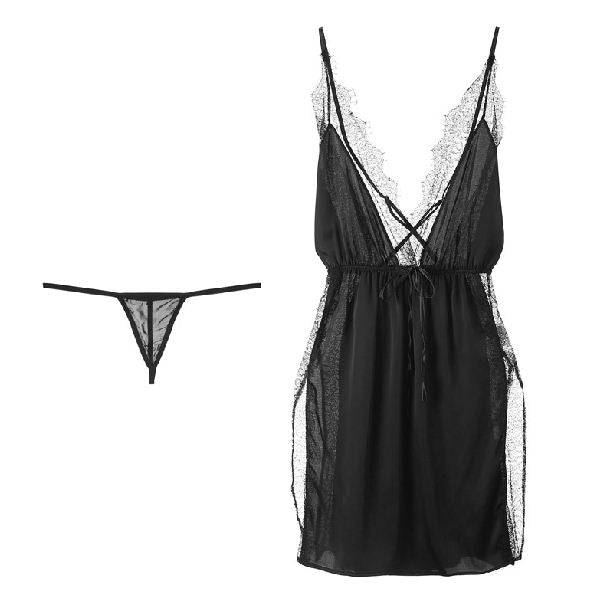 Cross-Border Lingerie Lace Pajamas Suspender Skirt Wholesale Sexy