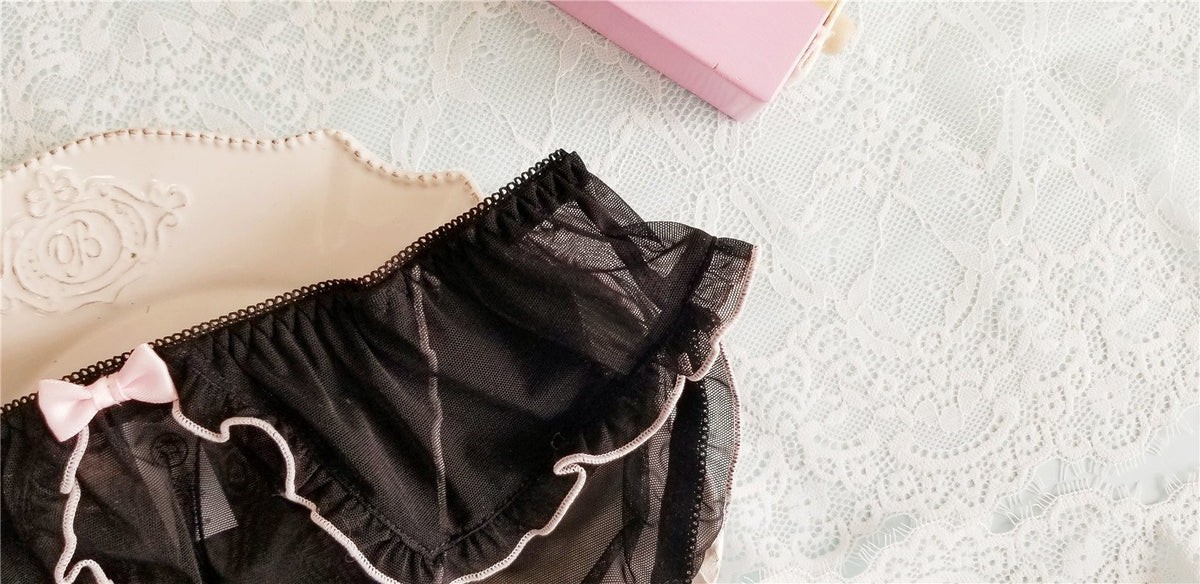 Kawaii Bear Tube Top Set