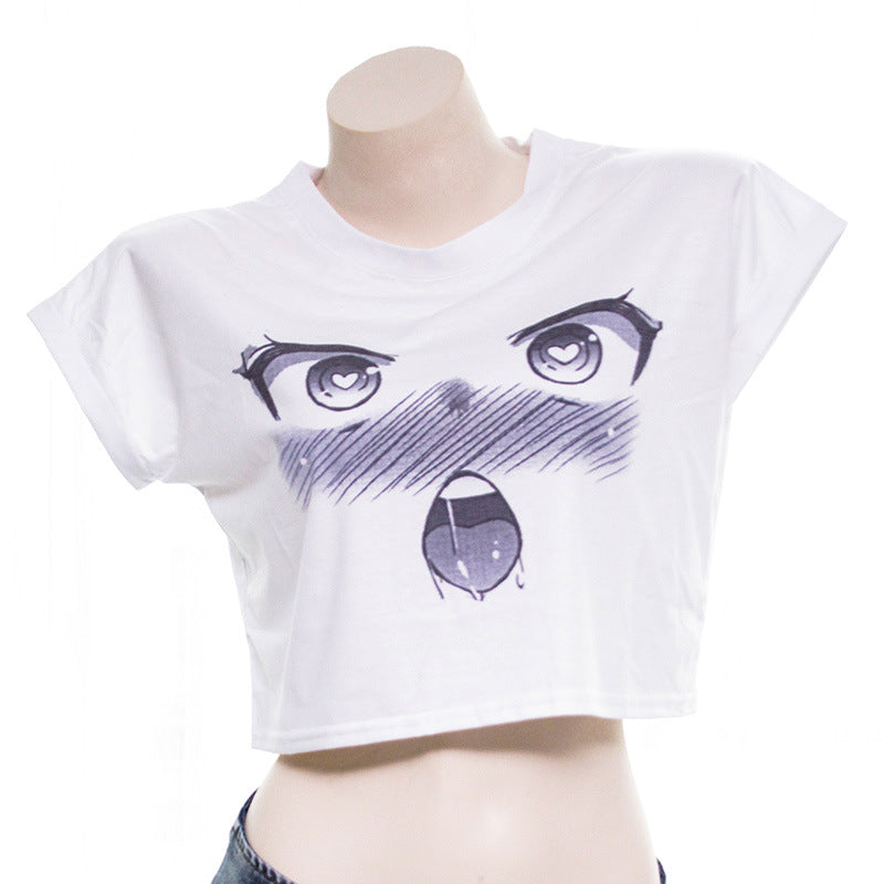 Ahegao Cropped Tee