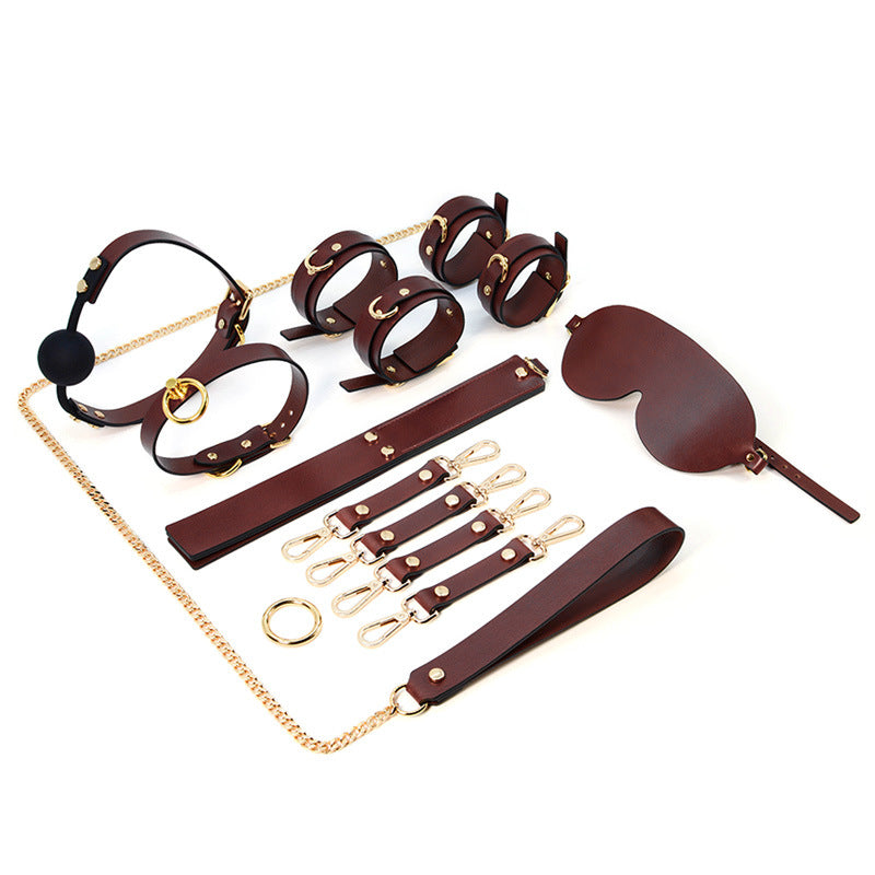 Sex Toys Bundled Collar Ball Ball Training Equipment-8pcs Set
