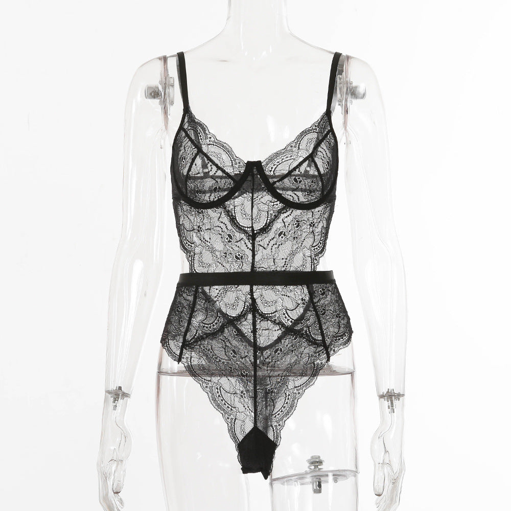 Sexy Backless See Through All Over Bodysuit
