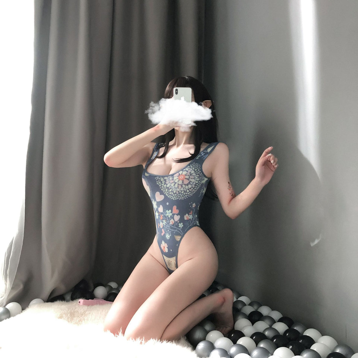 Sofyee Dva Song Hana Dead Reservoir Wasser Cosplay Strumpfhosen 