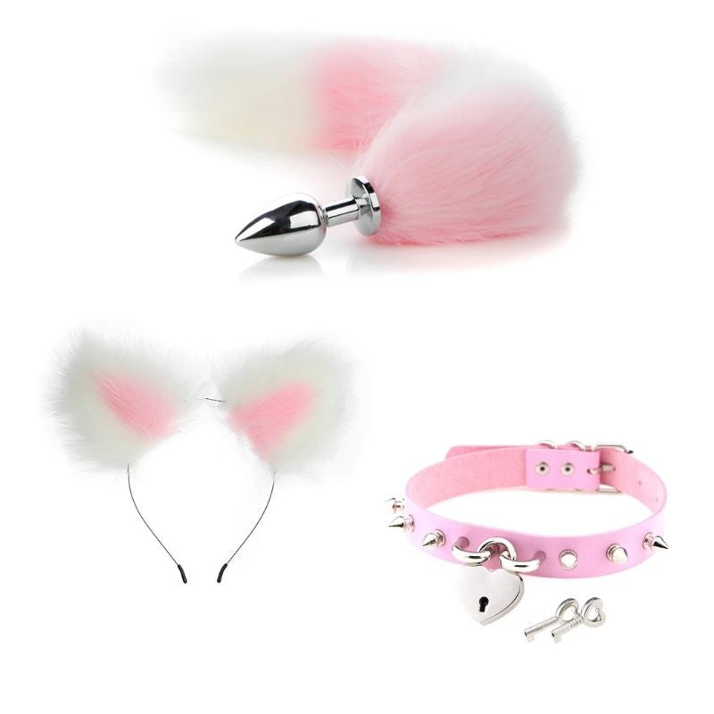 Sofyee Pink Bdsm Fuchsschwanz Plug Sexspielzeug