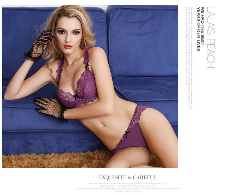 Lace Sheer Mesh 3/4 Cup Bra