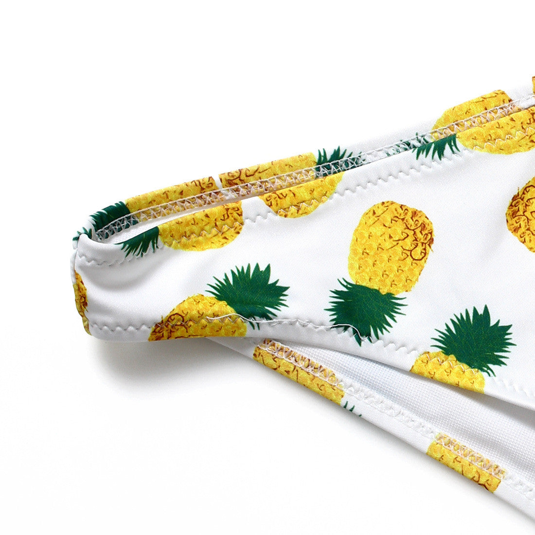 Your Dreaming Vacation Kiss Pineapple Printed Bikini Set - sofyee