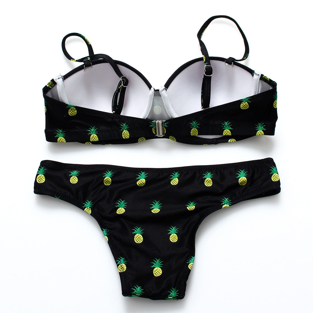 Eye Catching Pineapple Bikini Set - sofyee