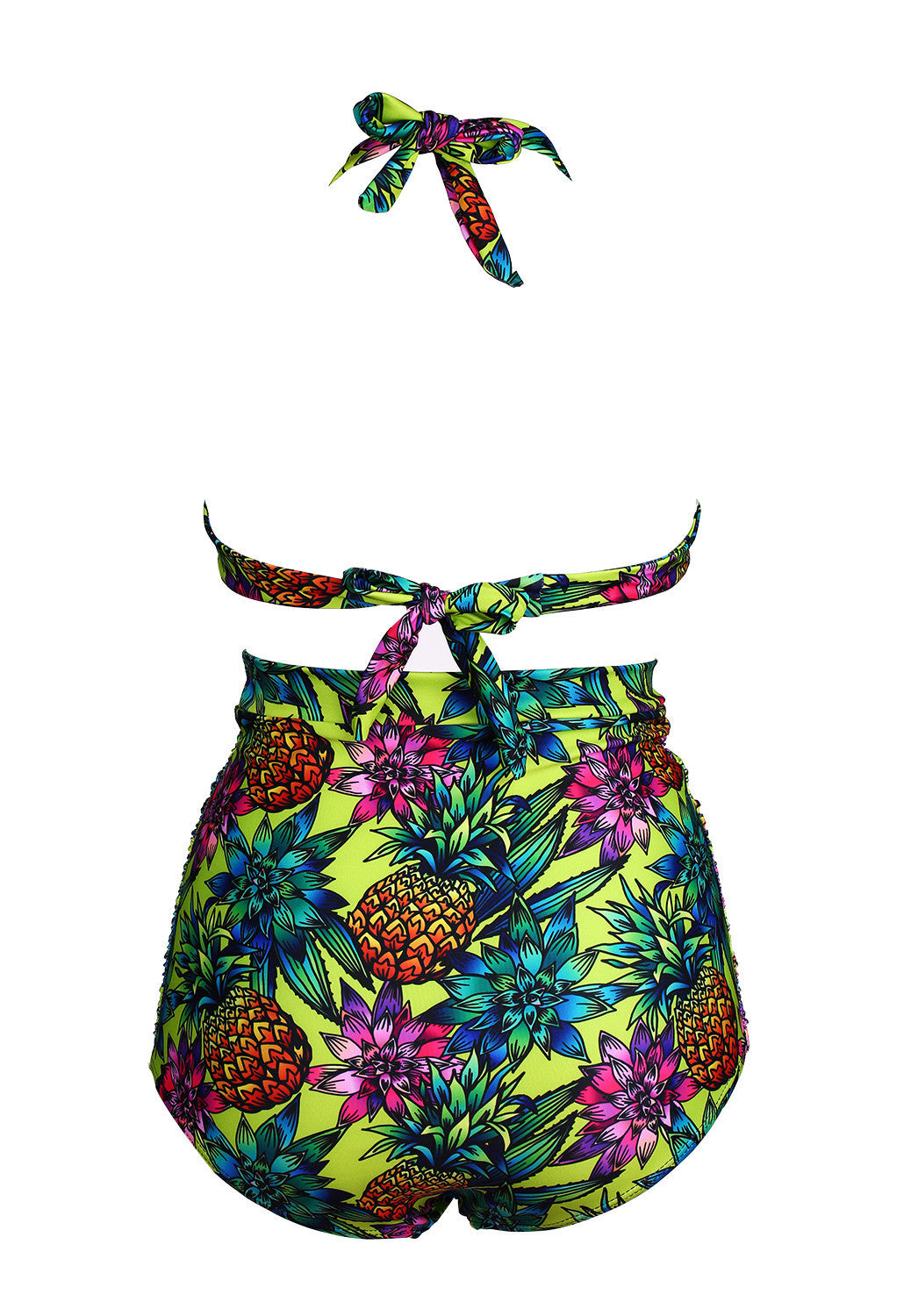 Spring Flower Blossom Bow-tie Bikini Set 170610 - sofyee